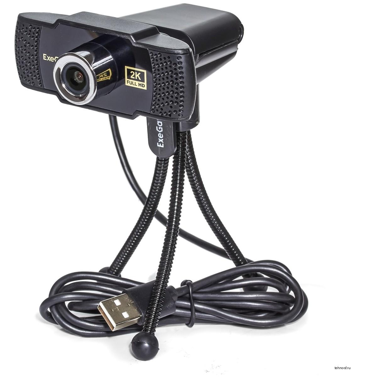 Exegate EX294581RUS Веб-камера ExeGate BusinessPro C922 2K Tripod
