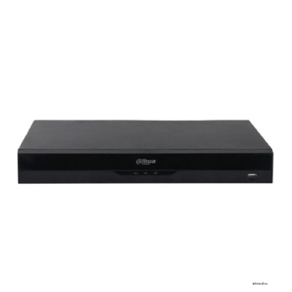 DAHUA DHI-NVR4216-EI 16-канальный IP-видеорегистратор 4K, H.265+, видеоаналитика, входящий поток до 256Мбит/с, 2 SATA III до 16Тбайт