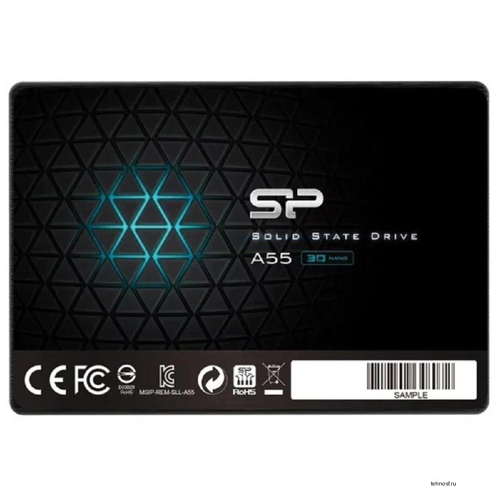 Silicon Power SSD 2TB  A55, 2.5", [R/W - 500/450 MB/s] TLC ( SATA III)