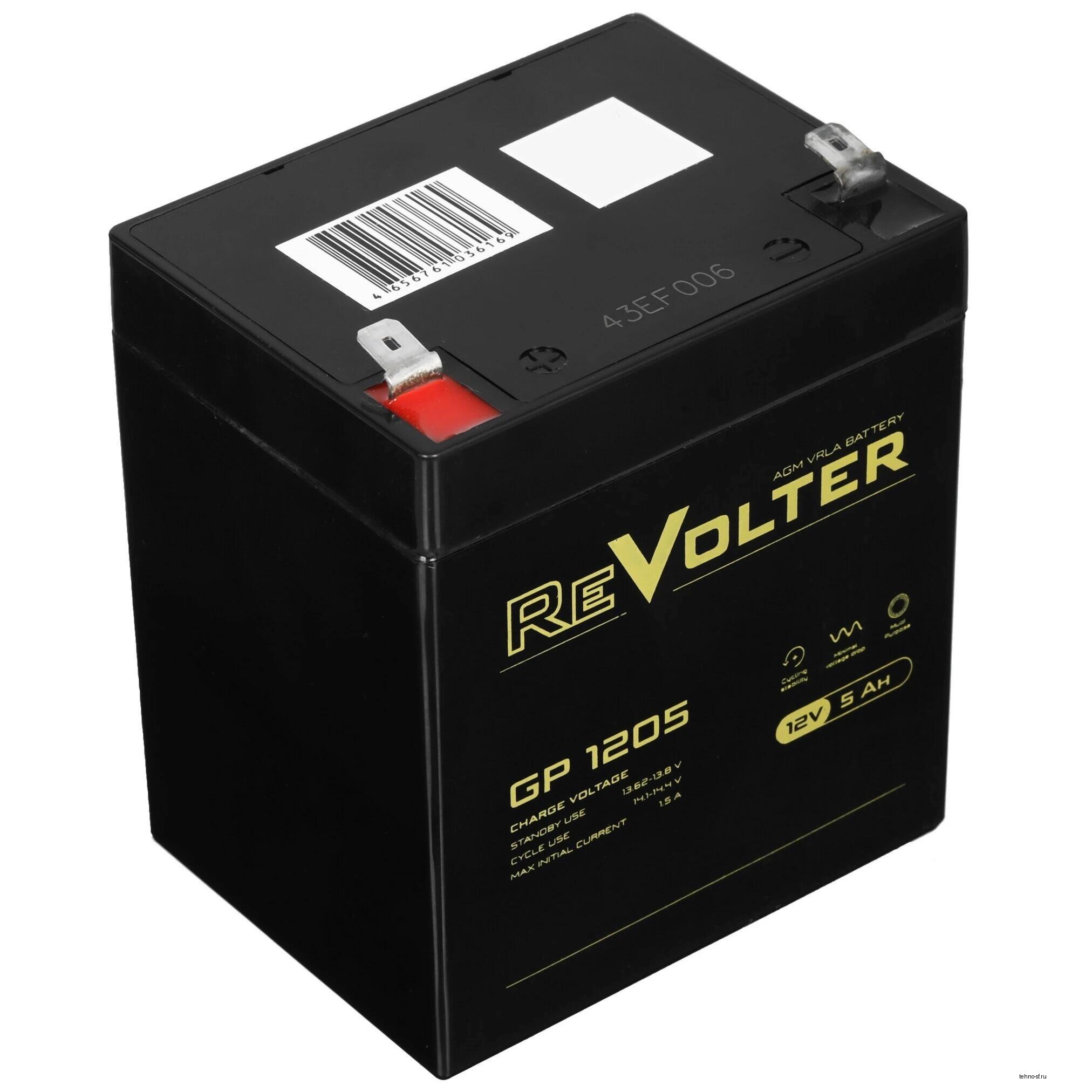 Revolter Аккумулятор GP 1205 (12B/5Ач)