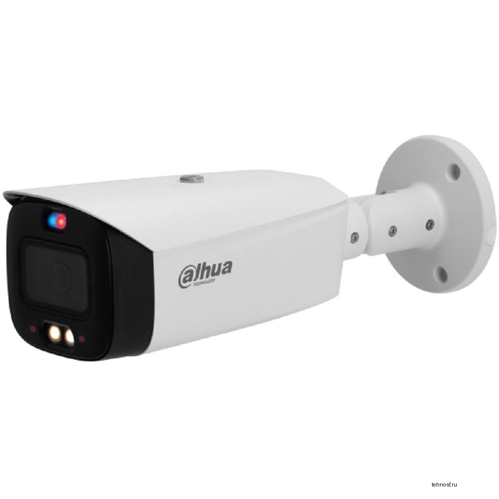 DAHUA DH-IPC-HFW3849T1P-AS-PV-0360B-S5 Уличная цилиндрическая IP-видеокамера TiOC с ИИ и активным сдерживанием 8Мп, 1/2.7” CMOS, объектив 3.6мм, видеоаналитика, ИК 30м, LED 30м, IP67