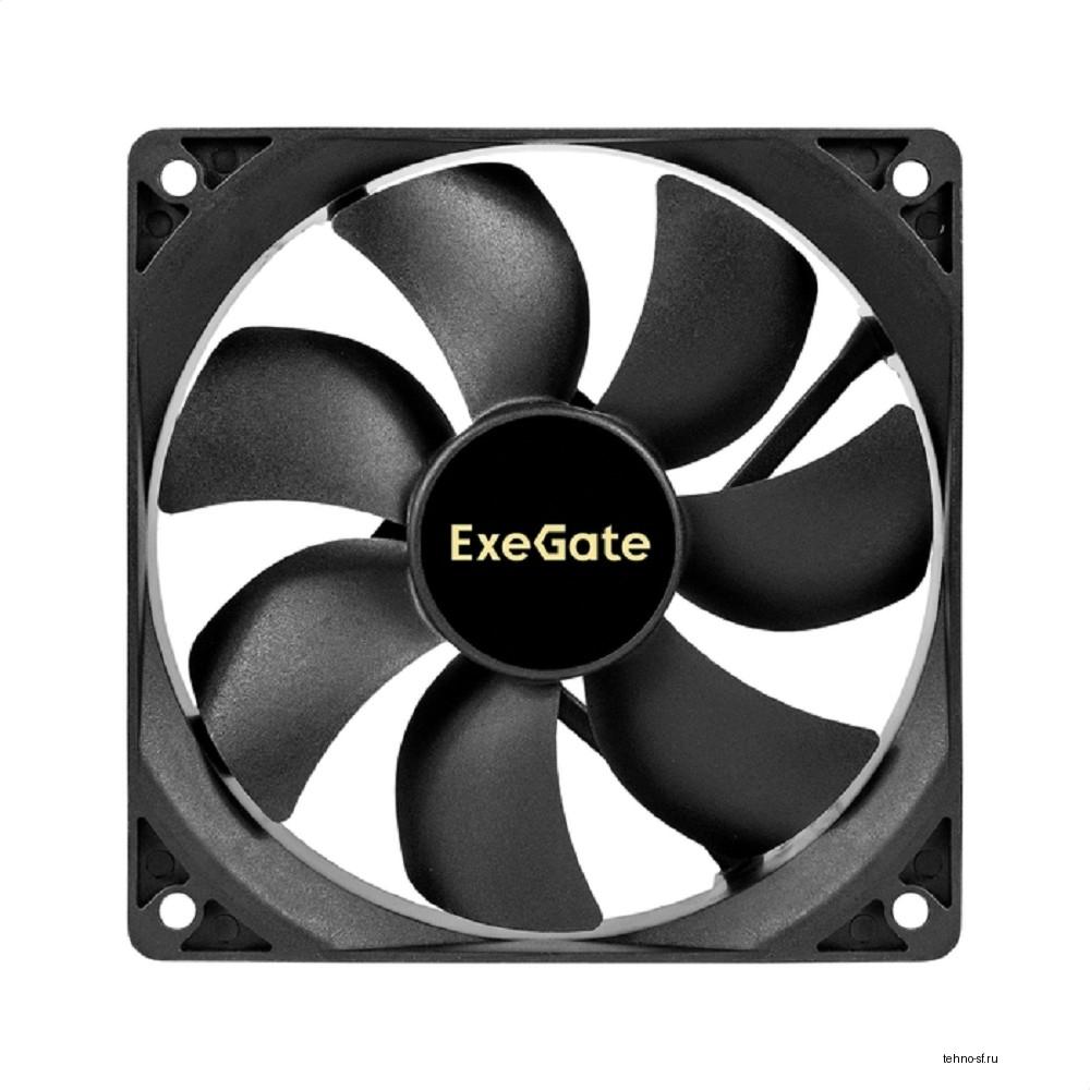 Exegate EX297053RUS Вентилятор 12В DC ExeGate ExtraSilent ES12025S3P (120x120x25 мм, Sleeve bearing (подшипник скольжения), 3pin, 1300RPM, 22dBA)