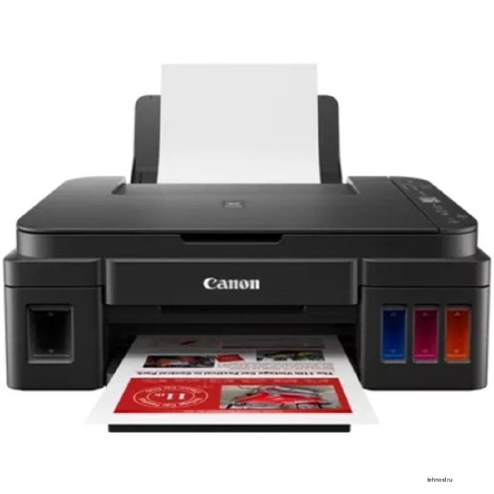 МФУ струйный Canon PIXMA G3416 (A4, принтер/копир/сканер, 4800х1200dpi, до 8.8чб/5цв.ppm, СНПЧ, WiFI, USB) (2315C052)