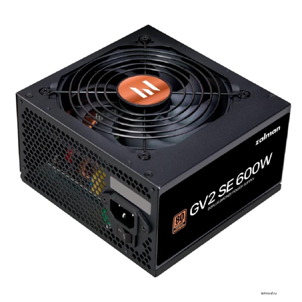 Zalman <GV2SE>  ZM600-GV2SE <600W, ATX12V v2.52, APFC, 12cm Fan, 80+ Bronze, Ret>