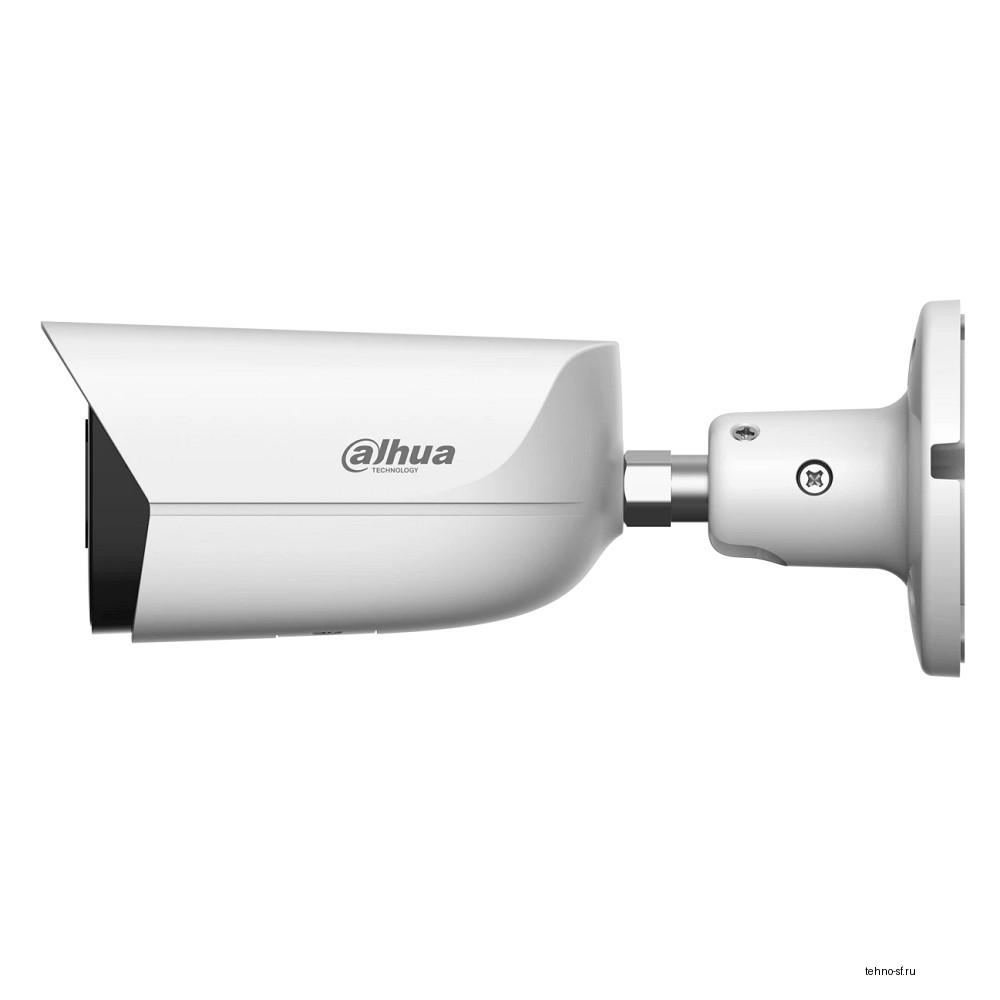 DAHUA DH-IPC-HFW3249EP-S-IL-0360B Уличная цилиндрическая IP-видеокамера 2Мп, 1/2.9” CMOS, объектив 3.6мм, видеоаналитика, микрофон, ИК 50м, LED 50м, IP67, металл