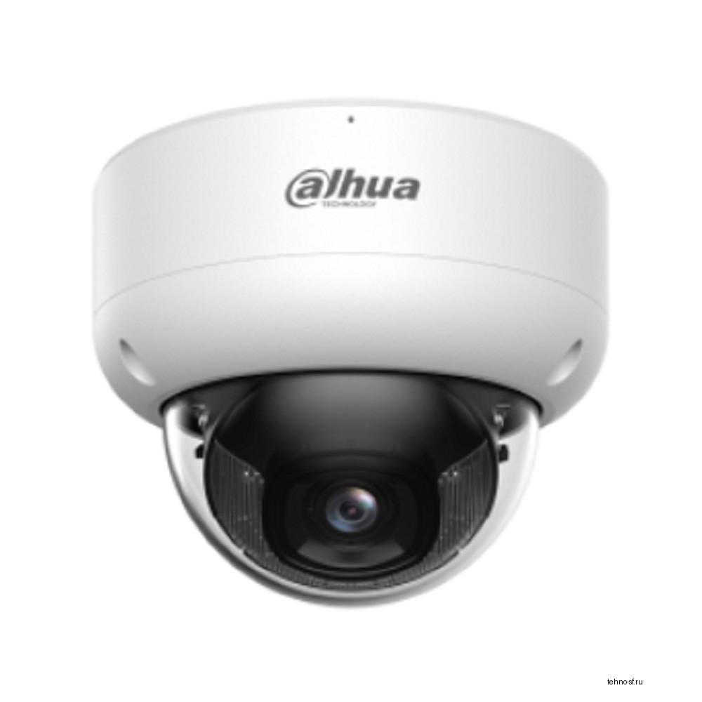 DAHUA DH-IPC-HDBW3449EP-S-IL-0360B Уличная купольная IP-видеокамера 4Мп; 1/2.9” CMOS; объектив 3.6мм видеоаналитик ИК 40м, LED 40м; IP67, IK10;корпус: металл