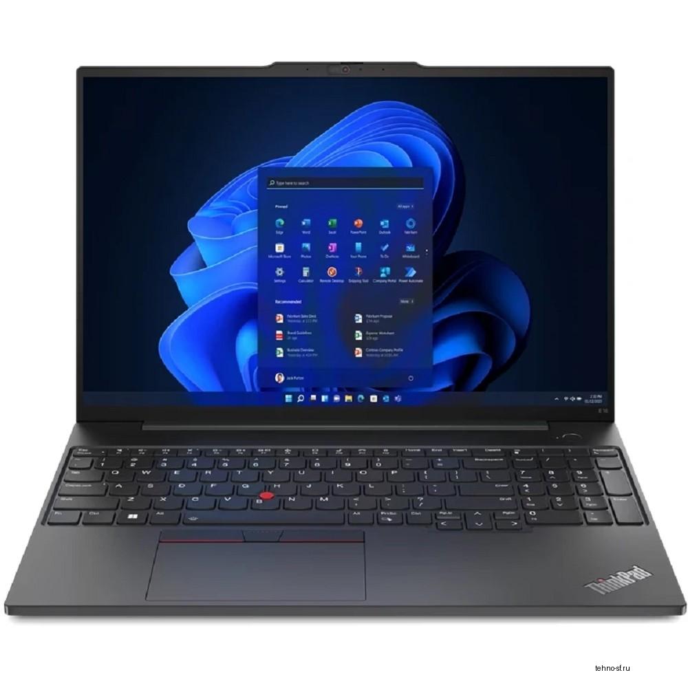 Lenovo ThinkPad E16 G2 [21M5S09E00] (КЛАВ.РУС.ГРАВ.) Black 16" {WUXGA Ryzen 7 7735HS/16GB(16x1)/512GB SSD/DOS/Backlit/PL-bottom}