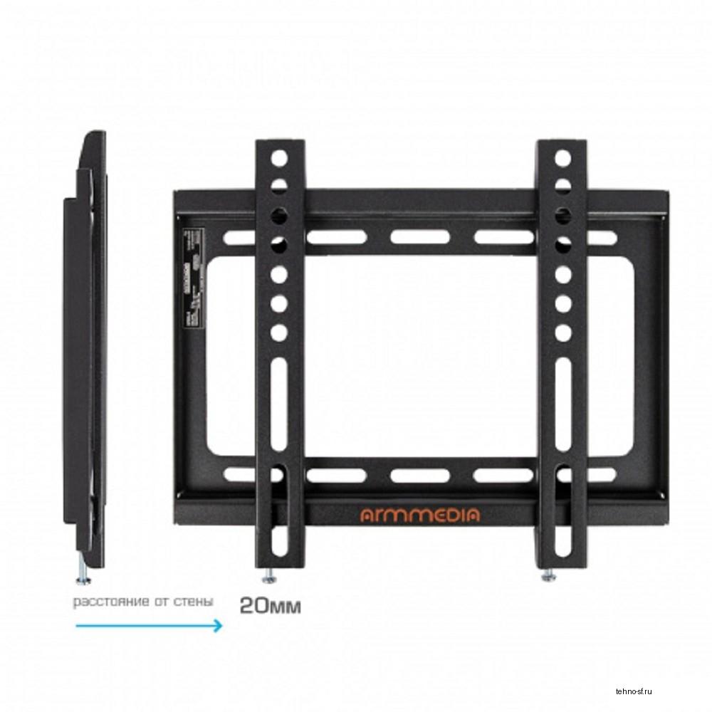 Arm Media STEEL- 5  черный 15"-47" макс.35кг настенный наклон