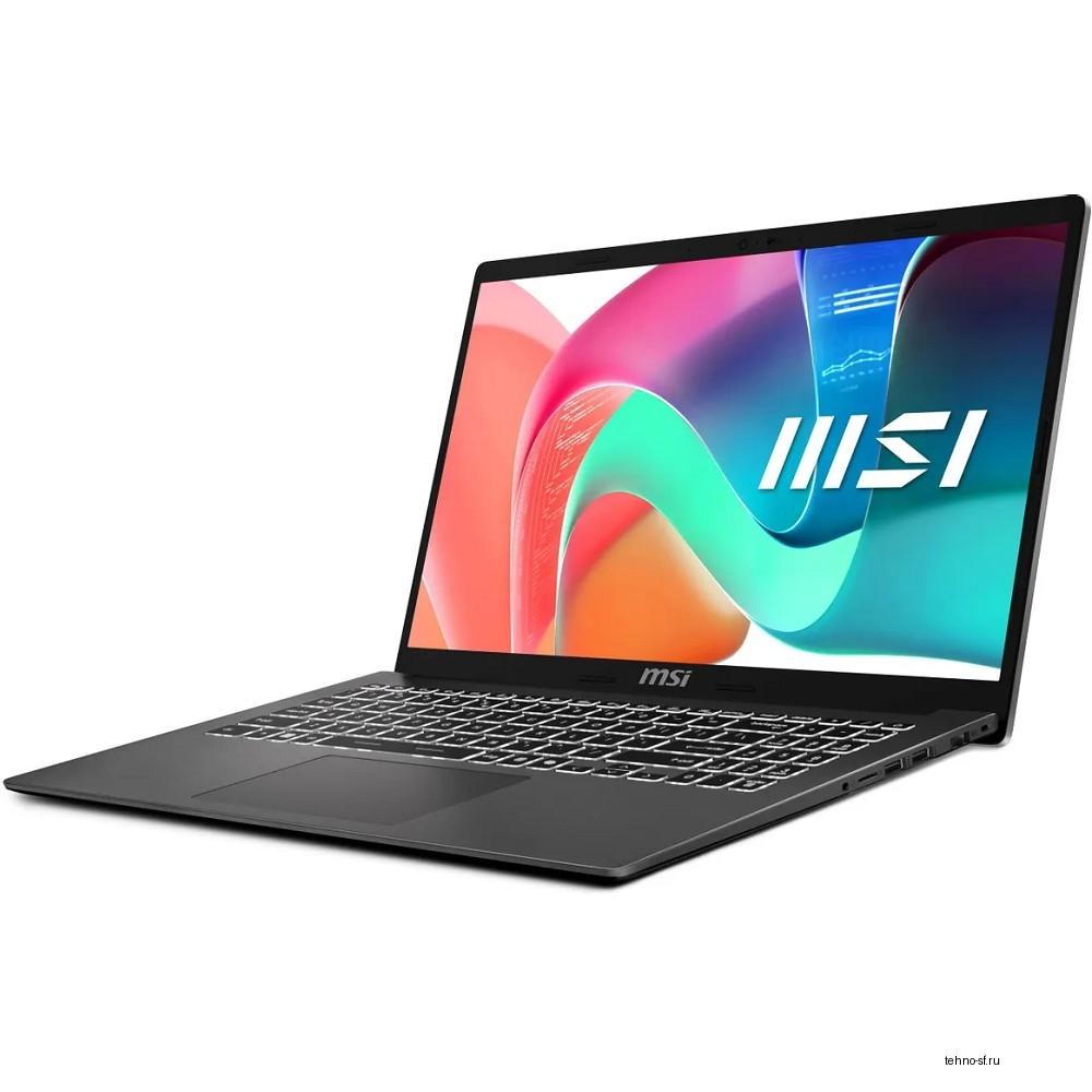 MSI Modern 15 F1MG-1099RU [9S7-15S111-1099] Grey 15.6" {FHD Core 7 150U/16Gb/SSD512Gb/W11Pro}