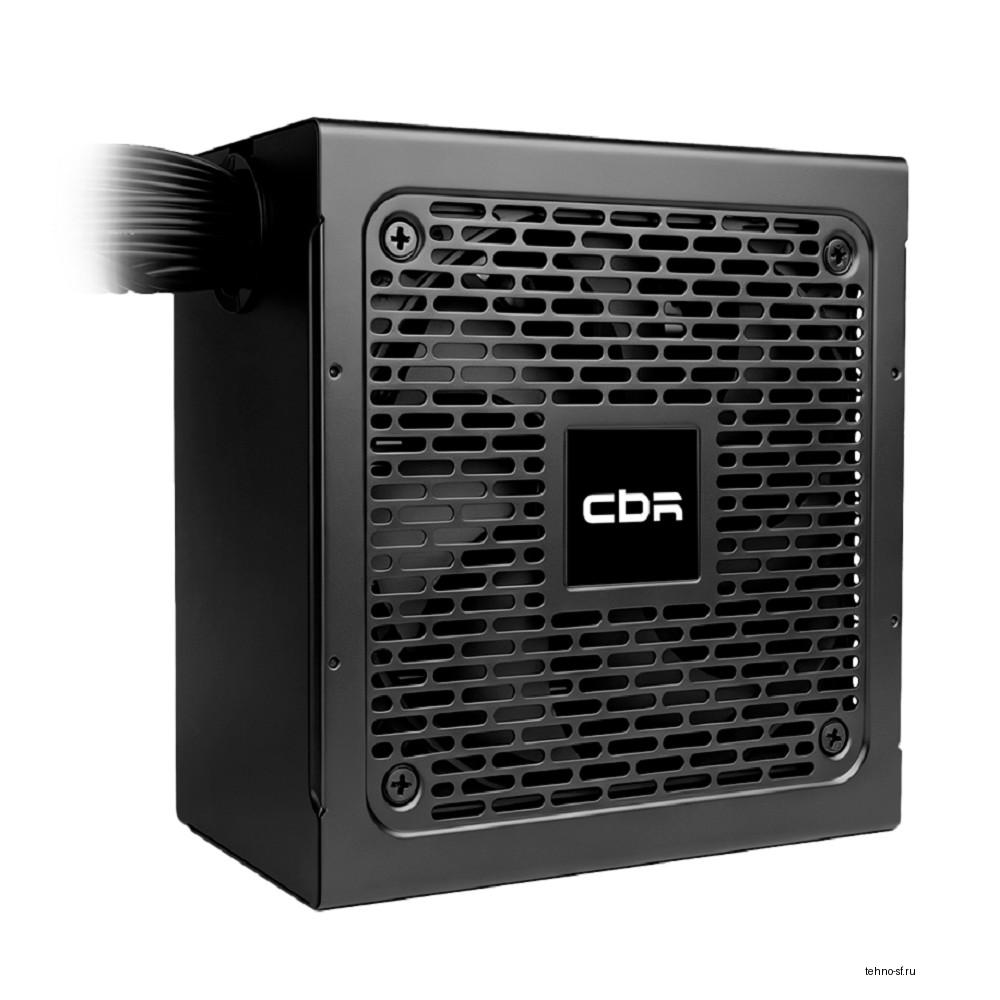 Блок питания CBR ATX 600W, 80+ White, APFC, 12cm fan, 20+4pin/1*8-pin(4+4P)/2*6+2pin/2*IDE/4*SATA, 1.5м кабель питания, чёрный [PSU-ATX600-12DT] BOX