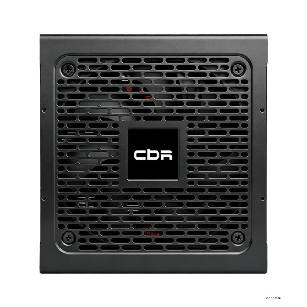 Блок питания CBR ATX 750W, 80+ Bronze, DC-DC, APFC, 12cm fan, 20+4pin/1*8-pin(4+4P)/4*6+2pin/3*IDE/6*SATA/1*FDD, 1.5м кабель питания, чёрный [PSU-ATX750-12MB] BOX