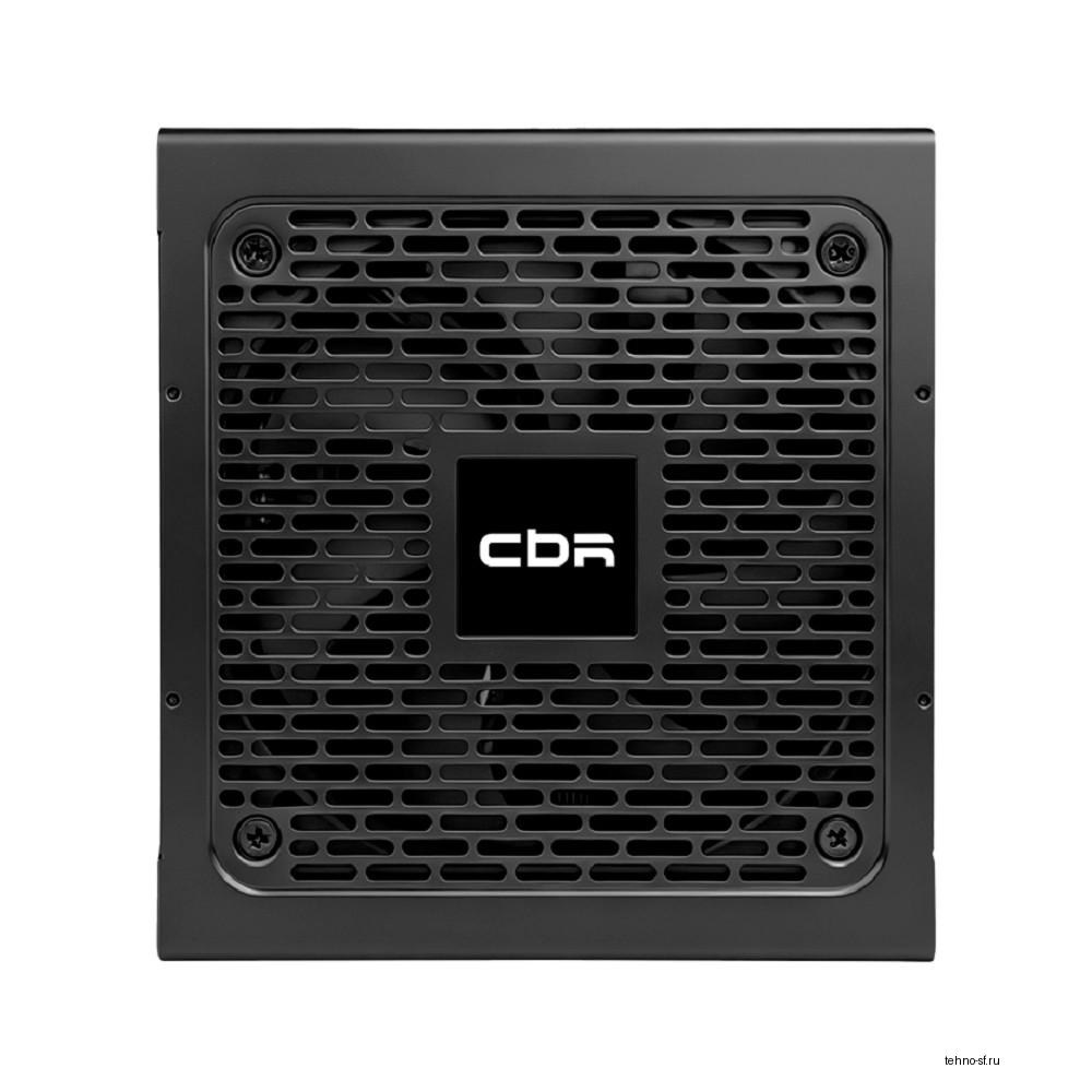 Блок питания CBR ATX 750W, 80+ Gold, Full Modular, DC-DC, APFC, 12cm fan, 20+4pin/1*PCIE5.1(12+4pin)/1*8-pin(4+4P)/2*6+2pin/3*IDE/6*SATA/1*FDD, 1.5м кабель питания, чёрный [PSU-ATX750-12MG] BOX