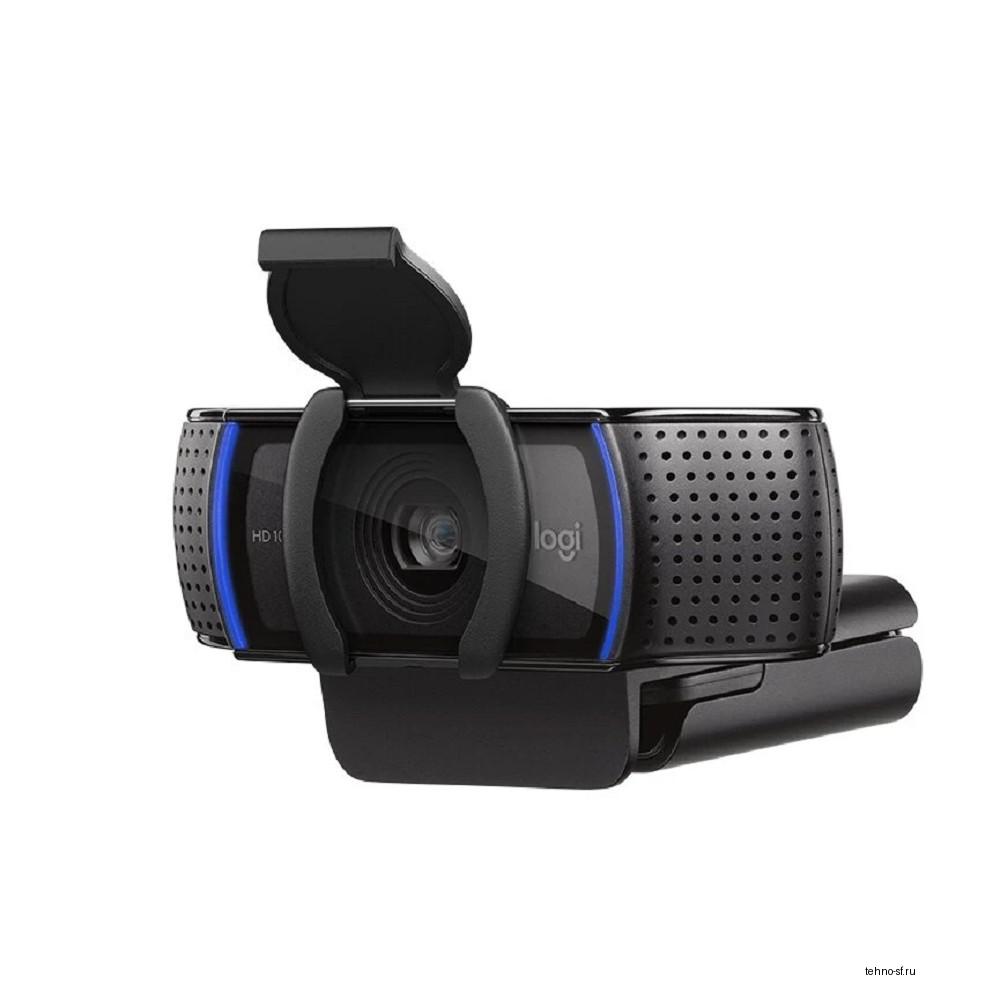 960-001252/960-001257 Logitech HD Pro Webcam C920S, { черный, 3Mpix, USB2.0, с микрофоном для ноутбука }