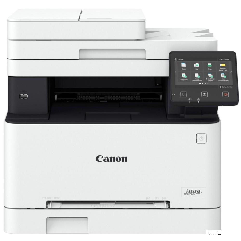 Canon i-SENSYS MF657Cdw (5158C001/5158С012) {цветное/лазерное A4, 21 стр/мин,  USB, LAN,Wi-Fi}