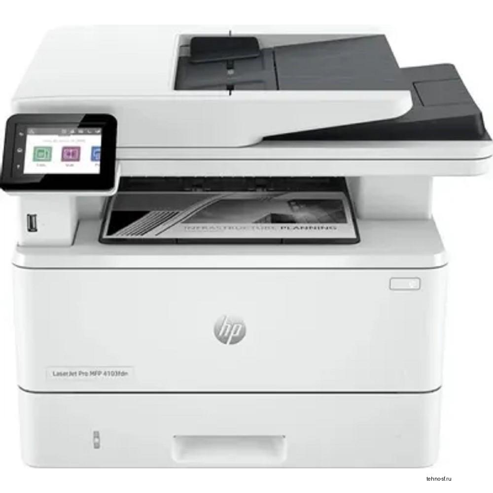 HP LaserJet Pro MFP 4103dw (2Z627A) {старт. картр. 3050стр.}