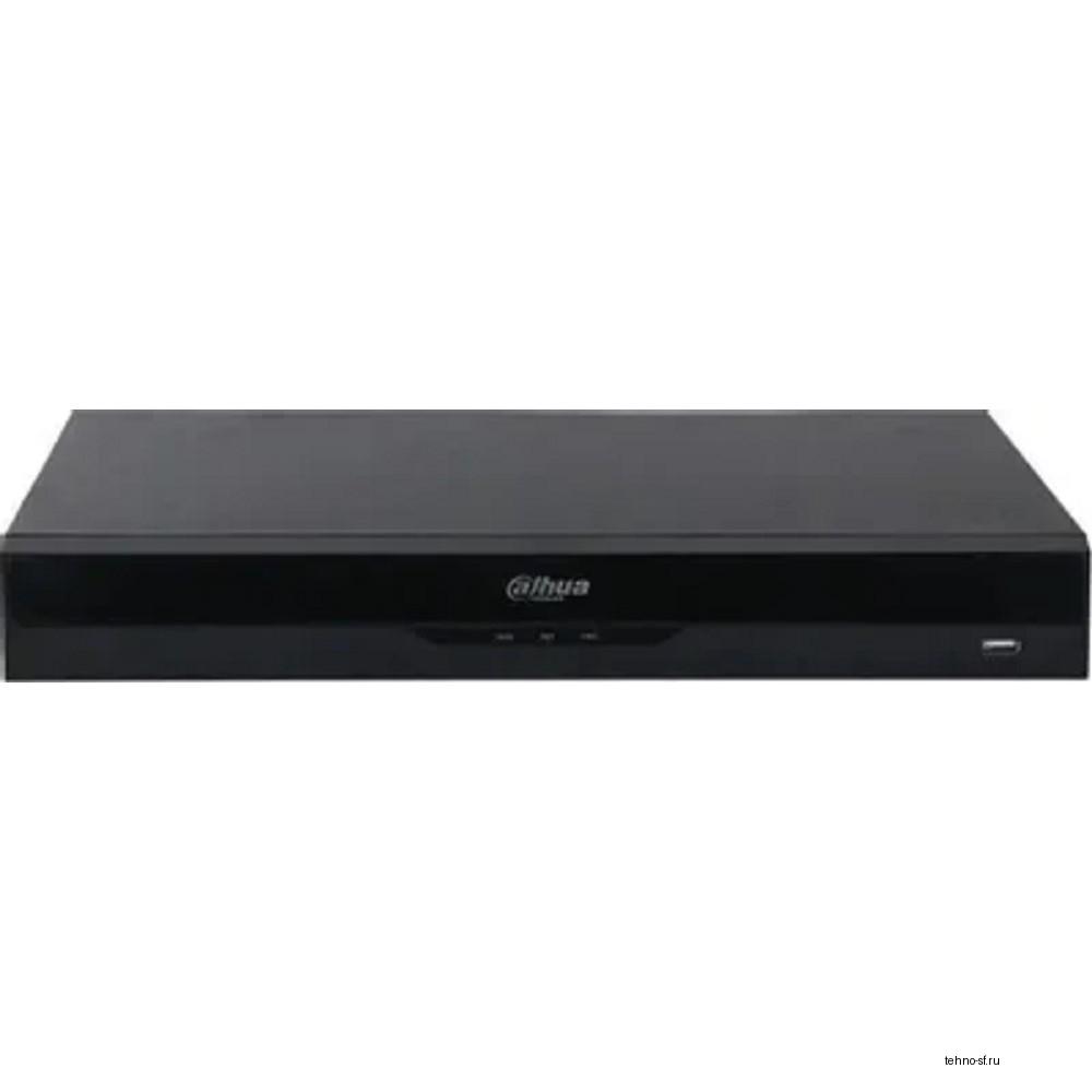 DAHUA DHI-NVR4208-EI 8-канальный IP-видеорегистратор 4K, H.265+, видеоаналитика, входящий поток до 256Мбит/с, 2 SATA III до 16Тбайт