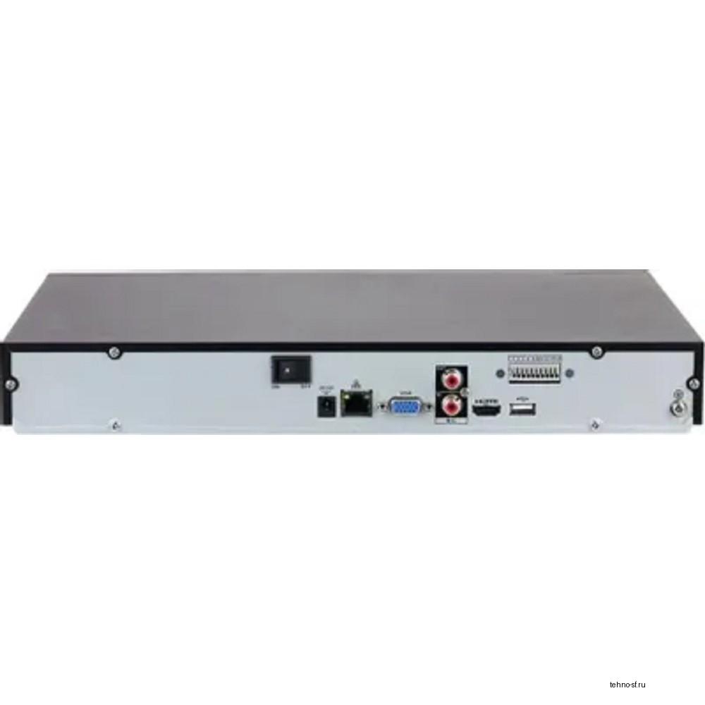 DAHUA DHI-NVR4208-EI 8-канальный IP-видеорегистратор 4K, H.265+, видеоаналитика, входящий поток до 256Мбит/с, 2 SATA III до 16Тбайт